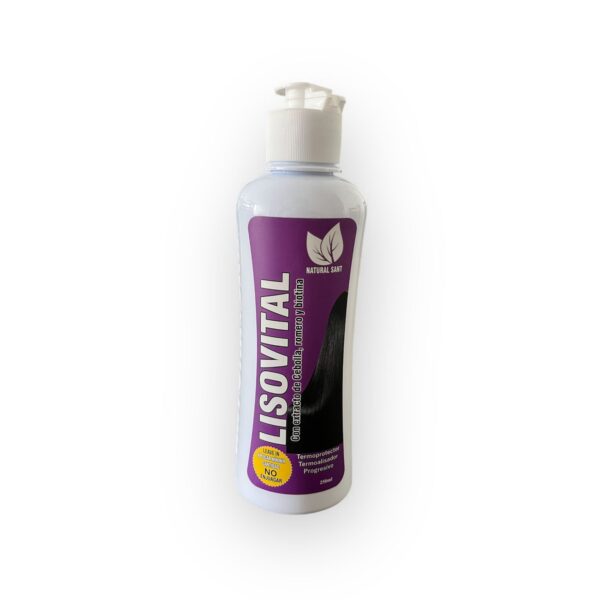 Lisovital Natural Sant 250ml – Acondicionador Suavizante y Fortificante para Cabello Seco o con Frizz