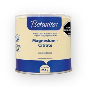 CITRATE MAGNESIUM Botanitas 250g – Magnesio en Polvo de Alta Absorción para Músculos, Estrés y Digestión