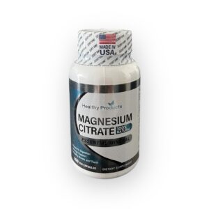 CITRATE MAGNESIUM Healthy Products 100 Cápsulas – Salud Muscular, Nerviosa y Digestiva