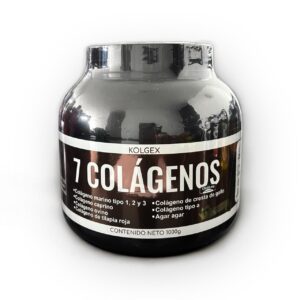 Colágeno Kolgex 1000g – 7 Tipos de Colágeno para Piel Firme, Articulaciones Fuertes y Bienestar Total
