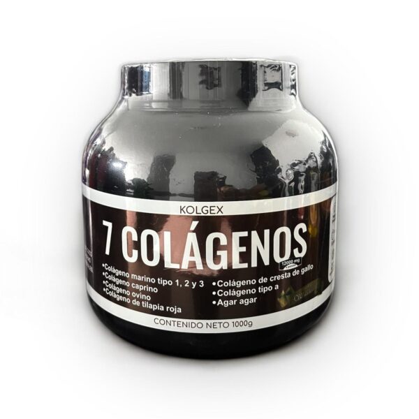 Colágeno Kolgex 1000g – 7 Tipos de Colágeno para Piel Firme, Articulaciones Fuertes y Bienestar Total